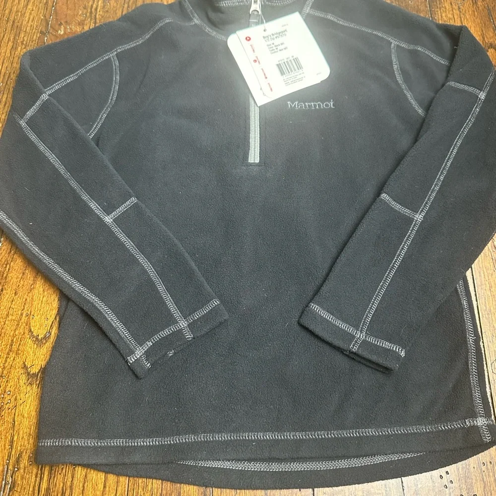 NWT Marmot‎ 1/4 Zip Fleece Boys Size Medium